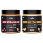 Natural Red Sandalwood & Potato Powder for Skin & Hair 