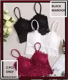 Super Net Solid Bras for Women, Assorted, Pack of 2 