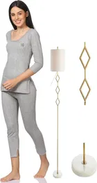 Polycotton Full Sleeves Thermal Set for Women 