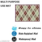 KANUSHI Industries® Washable Easy To fold-able Fridge Multi Purpose Mats / Fridge Mats Set Of 4 / Refrigerator Mats Set