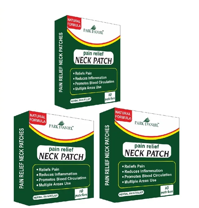 Park Daniel Neck Pain Relief 10 Pcs Heat Patches (Pack of 3)