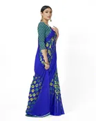 Georgette Printed Saree for Women 
