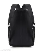 Polyester Backpack Bag, Black