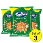 Kurkure Chilli Chatka 38.5 g (Set Of 3)