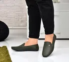 Loafers for Men (Olive, 6)