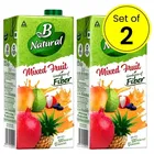 B Natural Mixed Fruit Juice 2X1 L (Pack of 2)