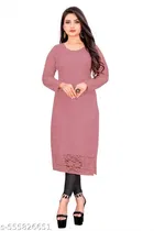 Net Kurti for Women,  Peach  