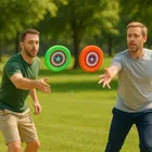 Pack of 2 Pcs Flying Disc Frisibee Ring Fitness Accessory Kit Kit