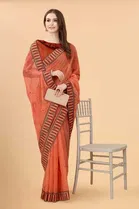 Trendy Simar Silk Saree with Blouse Piece For Women 