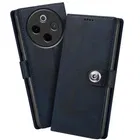 Artificial Leather Flip Cover for IQOO  I2407 / Z10 5G / Vivo T4 