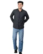 Poly Cotton Full Sleeves Solid Shirt for Men 