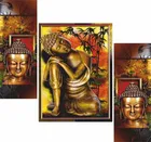 MDF 3 Pcs Designer Wall Painting for Home & Office 