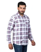 Poly Cotton Full Sleeves Chequered Shirt for Men 