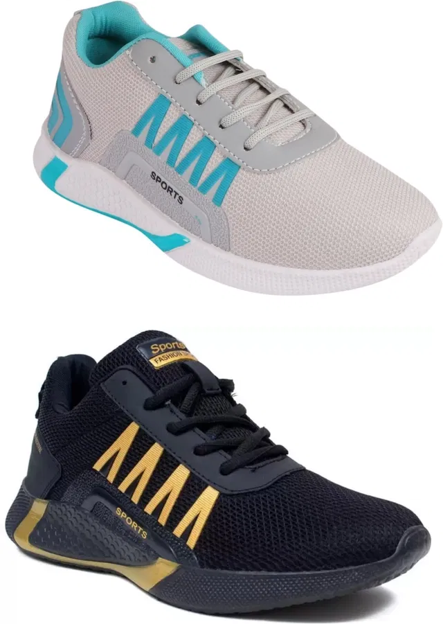 Casual Shoes for Men (Multicolor, 10) (Set of 2)