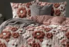 Premium 7D Floral Printed Bedsheet 90x100in