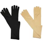 Cotton Solid Full Hand Gloves for Men & Women 