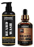 Donnara Beard Wash (100 ml) & Beard Oil for Men (30 ml) (Set of 2)