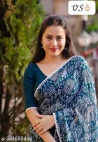 Georgette Abstract Saree for Women 