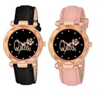 Designer Leather Analog Watch for Women & Girls 