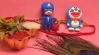 Synthetic 2 Pcs Rakhi with Roli Chawal 