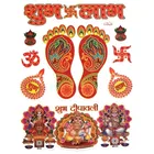Sparkle Diwali Decor Cut outs as Family Combo