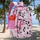Polyester Backpack Bag, Pink