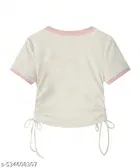 Cotton Blend Top for Women, White, Pack of 2 