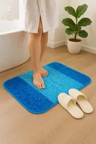 Status Stripe Anti Skid Bathmat 30x45cm Blue