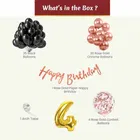4th Happy Birthday Balloon Decoration Kit, Multicolor, Pack Of 52