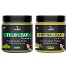 Natural Tulsi & Henna Leaf Powder for Skin & Hair 