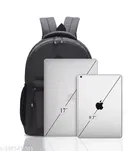 Rubber Backpack for Men & Women, Black