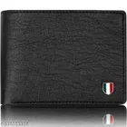 Two Fold PU Mens Wallets ,Black