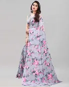 SVB प्रिंटेड साड़ी फॉर वीमेन 