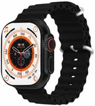 Tecsox Ultra 9 Bt Calling, Touchscreen, Smart Watch (Black Strap)