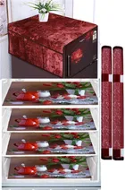 Knit 7 Pcs Fridge Cover Set 