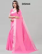 Chanderi Cotton Solid Saree for Women 
