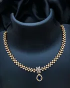 Zircon Gold-plated Necklace Set for Women 
