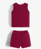 Printed Cotton Blend Clothing Set for Kids ,Red 