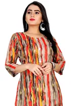 A-Line Crepe Kurti for Women 