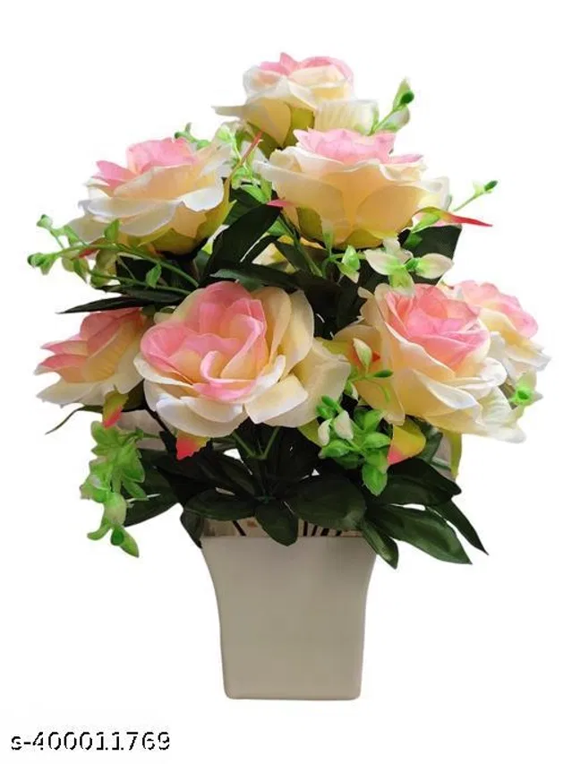 Plastic Artificial Flower (Multicolor)