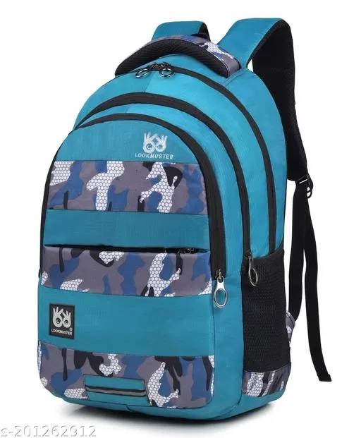 Rubber Backpack for Men & Women, Blue