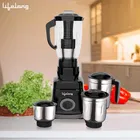 Lifelong Duos 500 Watt 2 Jar Mixer Grinder with 3 Speed Control and 1100 Watt Dry Non-Stick soleplate Iron Super Combo 
