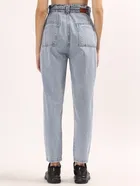 Cotton Straight Fit Jeans for Women 
