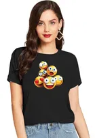 Half Sleeves Printed T-shirt for Women & Girls 