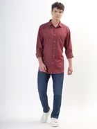 100% Cotton Full Sleeves Solid Shirt for Men 