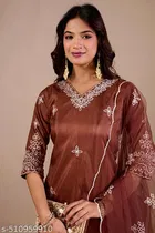 Kurti Pant Dupatta Set for Women 
