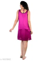 Satin Nightdress Set for Women 