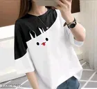 Polyester T-shirt for Women, Multicolour 