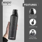 Pexpo Oslo Pro Stainless Steel Water Bottle 750ml Hot & Cold Thermos Water Bottle - Black
