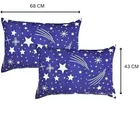 Grover Stars Pillow Covers Pack of 4 Blue Stars